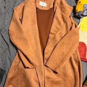 Brown Suede Women’s Coat